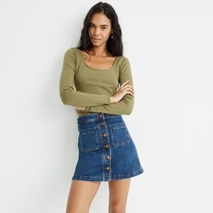 NWT A-line Denim skirt